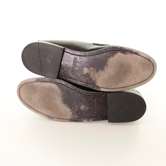 Cole Haan Pinch Tassel Black Leather Loafers Slip On Mens 11.5 D Preppy Classic - Picture 5 of 8